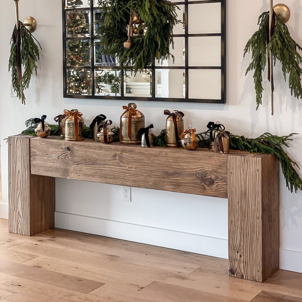 Rustic Console Table - Etsy