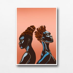 Warriors, Digital Print, Digital Prints, Art, Black Art, Wall Art, Printable Art, Wall Decor, Black Women, Black Men, Affordable Art