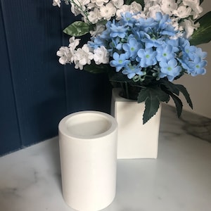 Concrete Vase | Sustainable Eco-Friendly Plant Pot | Square Round Hexagon