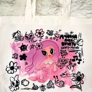 Tote bag mañana sera bonito,Karol g