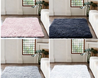 Cuddle Fluffy Rugs Anti Slip Shaggy Rugs Bedroom Floor Soft Carpets Mats