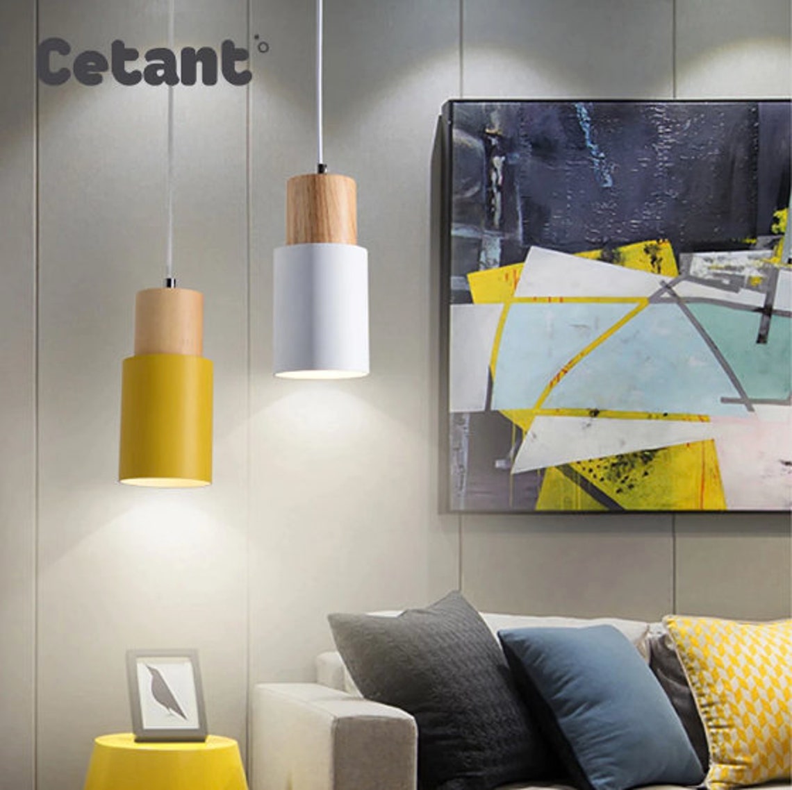 Pastel Style Designer Pendant Lights Various Colours Etsy