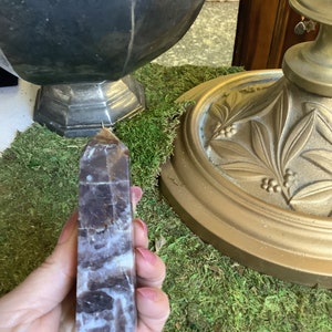 Very Rare Natural Druzy Super 7 Amethyst point
