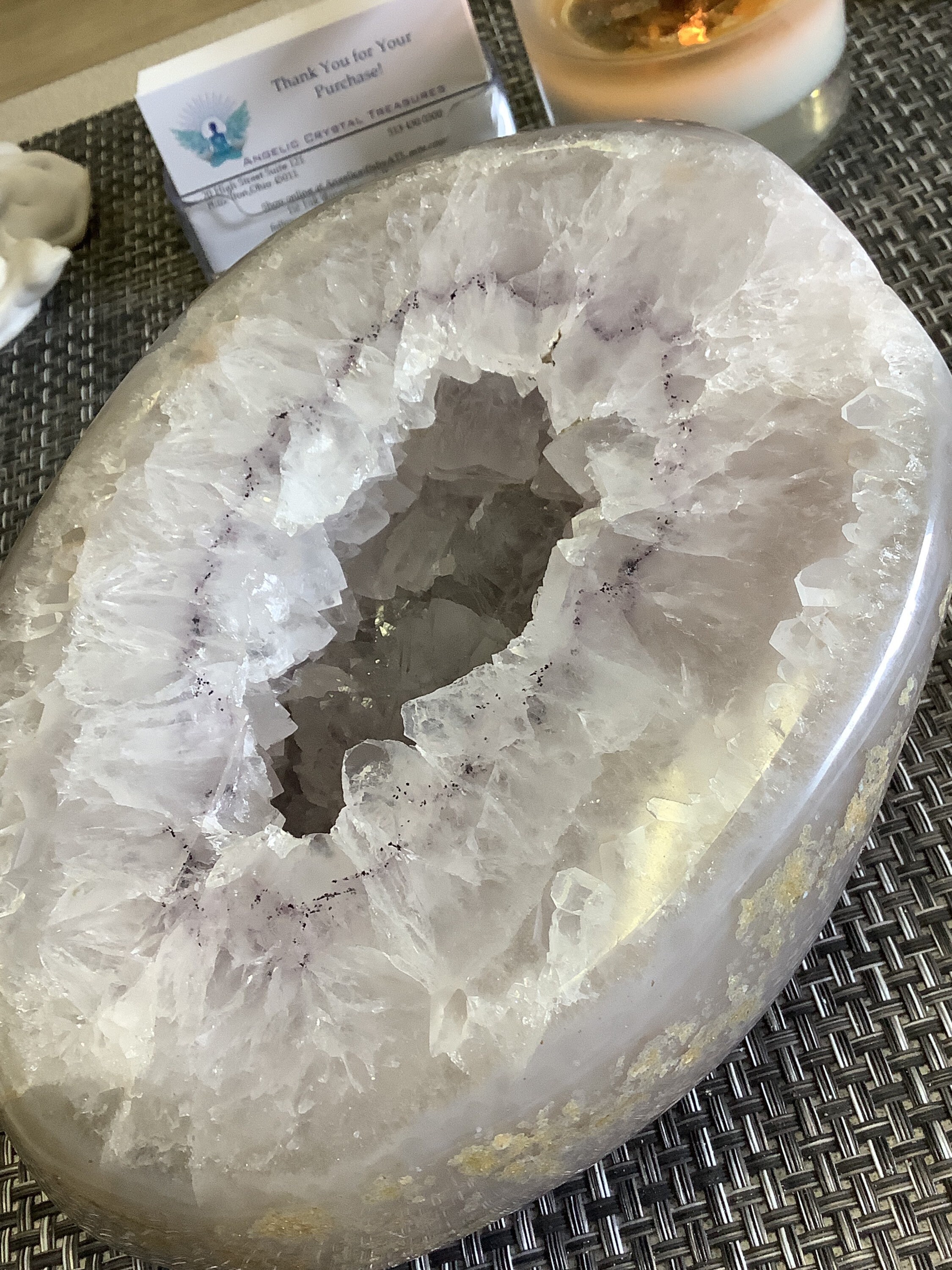 Natural Brazilian Druzy Geode - Etsy