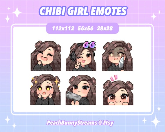 Twitch / Discord Emote Pack Among Us Black 
