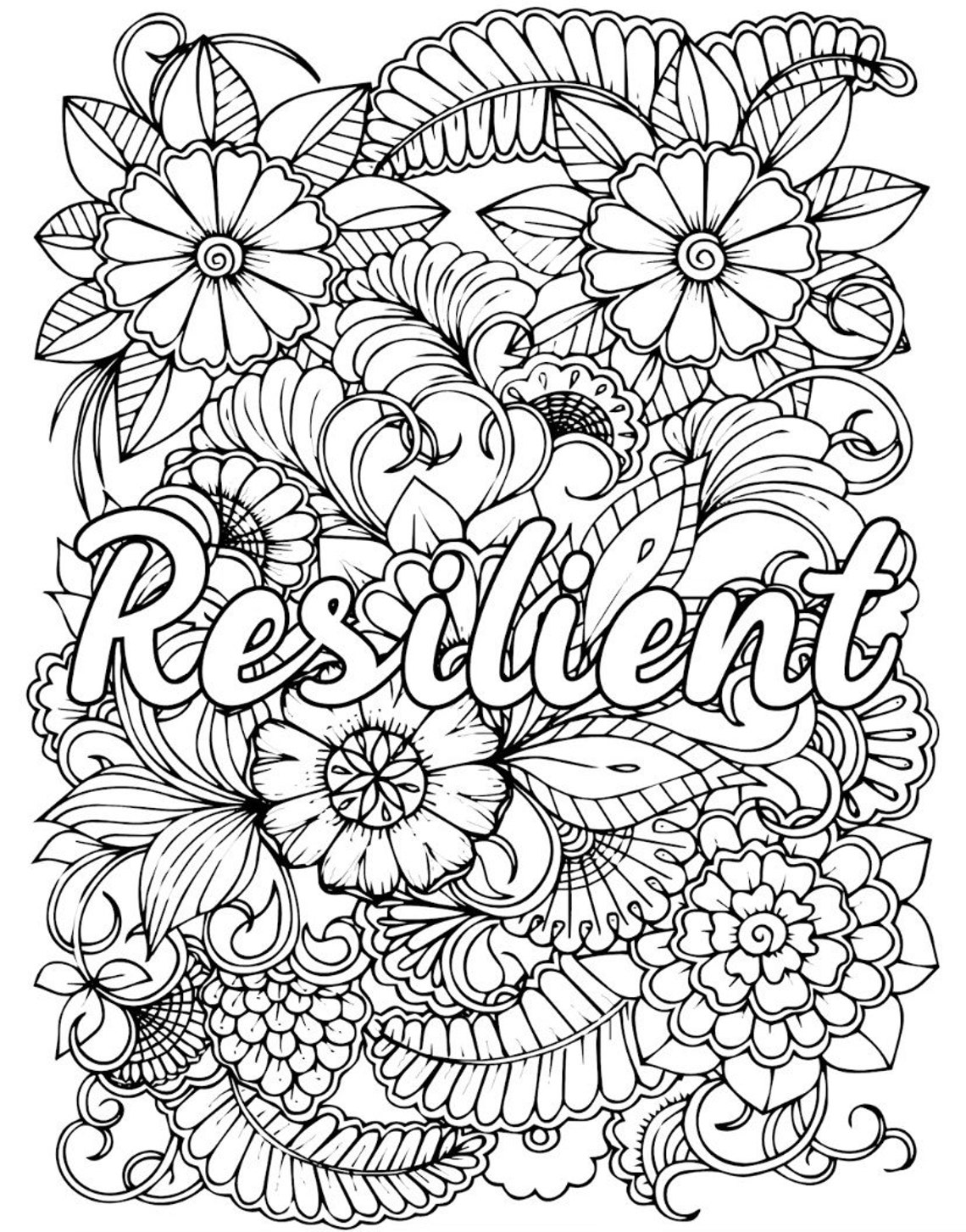 I Am Survivor Adult Coloring Pages Faith Coloring Sheets - Etsy España