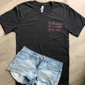 Hunters Wife Established T-Shirt