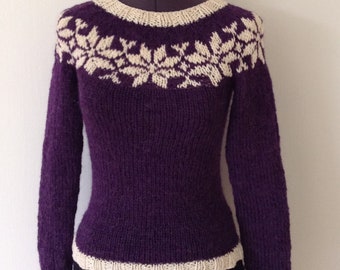 Sarah Lund hand knitted sweater from The Killing NOW! made from either pure soft Peruvian Highland wool or Icelandic wool