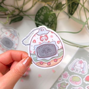 Sticker lapin kawaii | Autocollants de l'an 2000 | Sticker vinyle lapin mignon