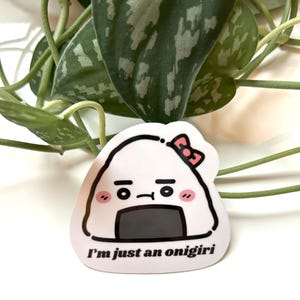 Onigiri Sticker | Cute sticker | kawaii sticker