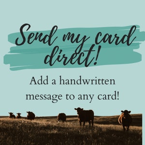 Send Card Direct with Handwritten Message Inside.