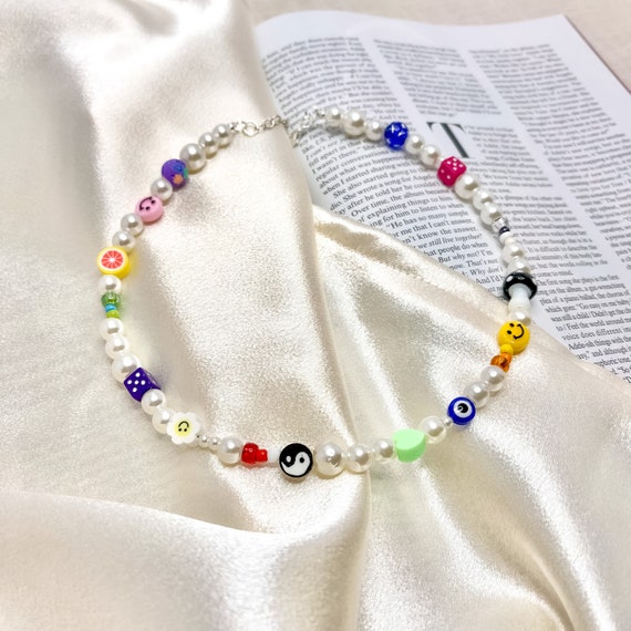 Its All Good Beaded Necklace Dupe Y2K 