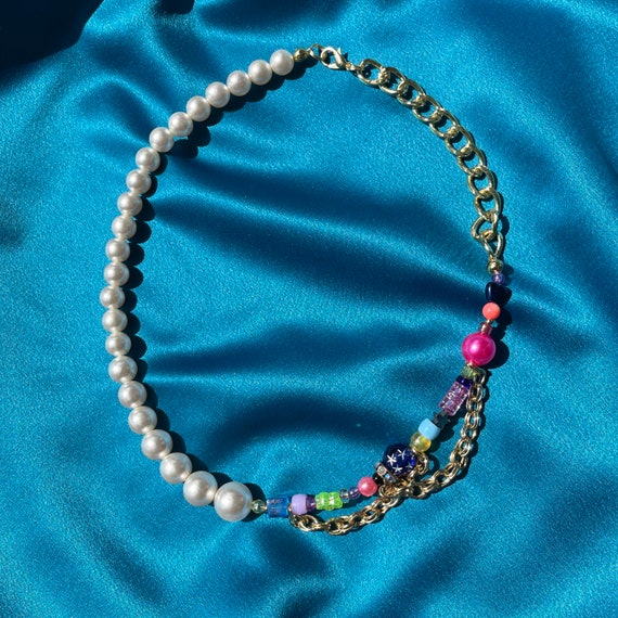 Martha Calvo Happy go lucky Beaded Necklace Dupe Etsy