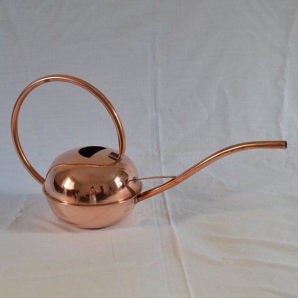 Copper watering can long spout for outdoor & indoor plants, House flowers garden care