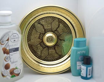 Copper Bath Spa Bowl, Traditional Turkish Decorative Hammam & Bathroom Bowl, Hot Spring Bowl