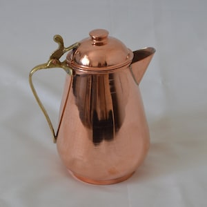 Copper Milk Jug, Milk pitcher, Copper creamer, Oil pot,  Hive Copper Jug Model