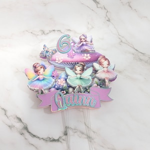 Fairy Angel Themed Cake Topper