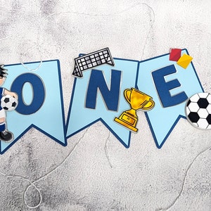 Custom Soccer Birthday Banner: Personalized Party Garland