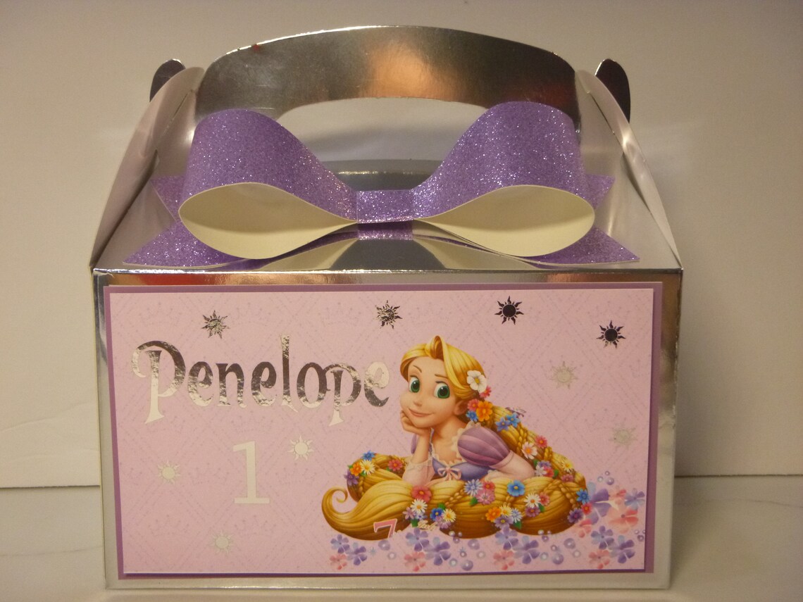 Rapunzel Favor Box Set Rapunzel Party Decor Rapunzel Etsy UK