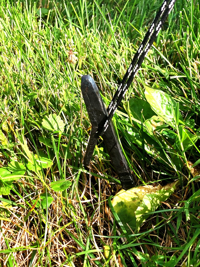 Rustic Hand Forged Tent Stake Set - Etsy