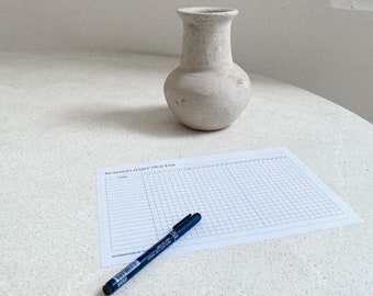 Monthly Business Habit Tracker, Printable with Affirmations (A4 Instant Download)