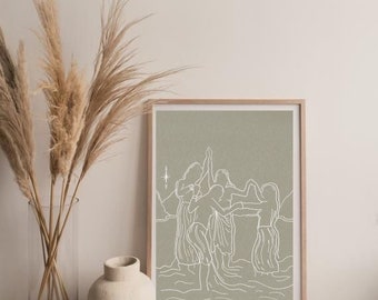 The Rise of the Feminine Print -  8X12 Digital Download