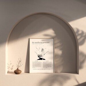 Human Design Print - Manifesting Generator 8X12 Digital Download