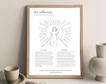 Human Design Print - Reflector 8X12 Digital Download