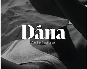 Sustainable Swimwear Logo: Premade Brand Design (Digital Product)