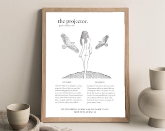 Human Design Print - Projector 8X12 Digital Download