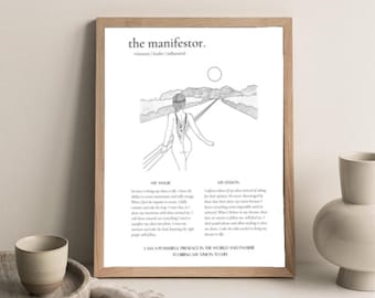 Human Design Print - Manifestor 8X12 Digital Download