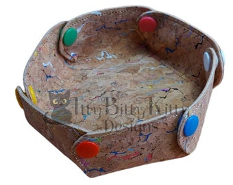 ITH Cork Bowls Set Embroidery File – 6x10 Hoop (3 Sizes)