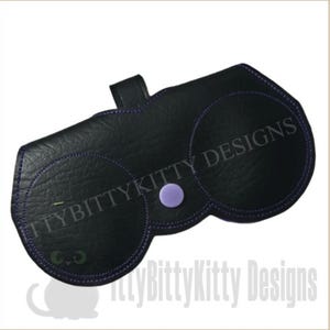 Sunglasses Case - in the hoop - minimum 8x8" hoop - EMBROIDERY FILE