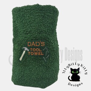 Dads Tool Towel 4x4" hoop - EMBROIDERY FILE