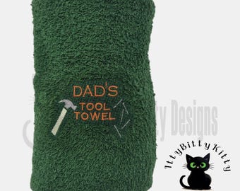 Dads Tool Towel 4x4" hoop - EMBROIDERY FILE