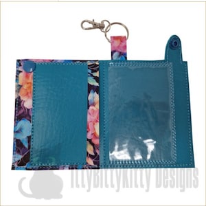 ID, Card and receipt holder -in the hoop, minimum 5x7" hoop - EMBROIDERY FILE