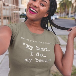 Doing My Best Sparkle T-shirt | S M L XL 2XL 3XL 4XL 5XL 6XL Plus Size |  Alt Clothing | Unique Pieces | Gift for Best Friend - Etsy