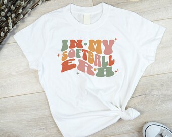 In meiner Softball Ära, Softball Shirt, Weihnachts Softball Shirt, Geschenk für Softball Spieler, Softball Liebhaber T-Shirt, Sport-Team-Shirt, Spieltag Shirt