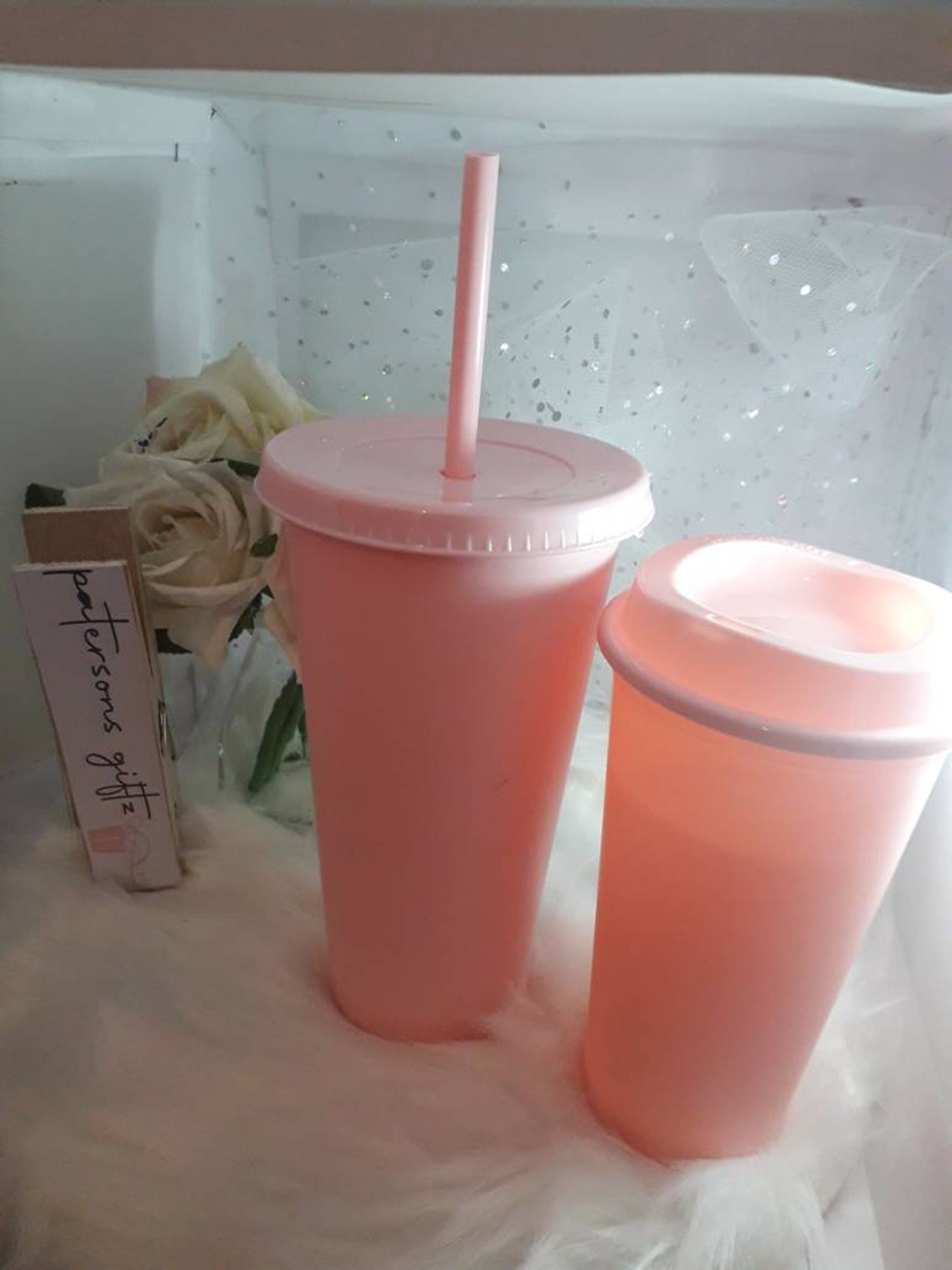 Iced coffee cup takeaway coffee cup coloured cold cups Etsy