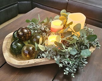 Hand Blown Glass Garden Spheres: Mexican Fishing Net Floats