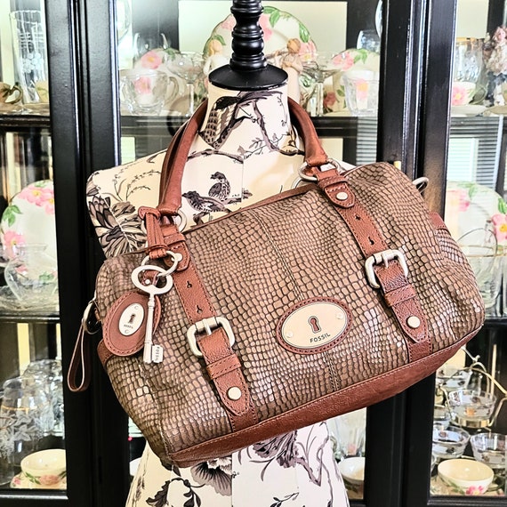 Fossil Sydney Satchel Handbag Bag READY STOCK, Women's Fashion, Bags &  Wallets, Cross-body Bags on Carousell