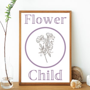 Flower Child Print | LAVENDER
