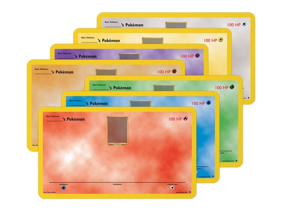 Pokemon TCG Playmat - Base Set Inspired Neoprene Gaming Mat (24x14") - Etsy