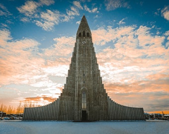 Hallgrímskirkja Church Reykjavik || Iceland Fine Art Photography