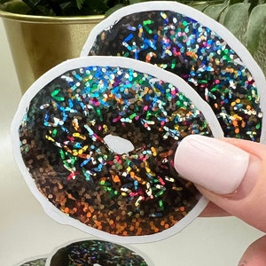 Chocolate Donut Vinyl Sticker