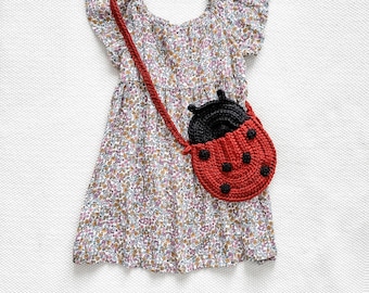 Ladybug Kids Purse | Kids Purse | Toddler Purse | Children’s Cross Body Bag | Toddler Mini Bag | Easter Basket Gift