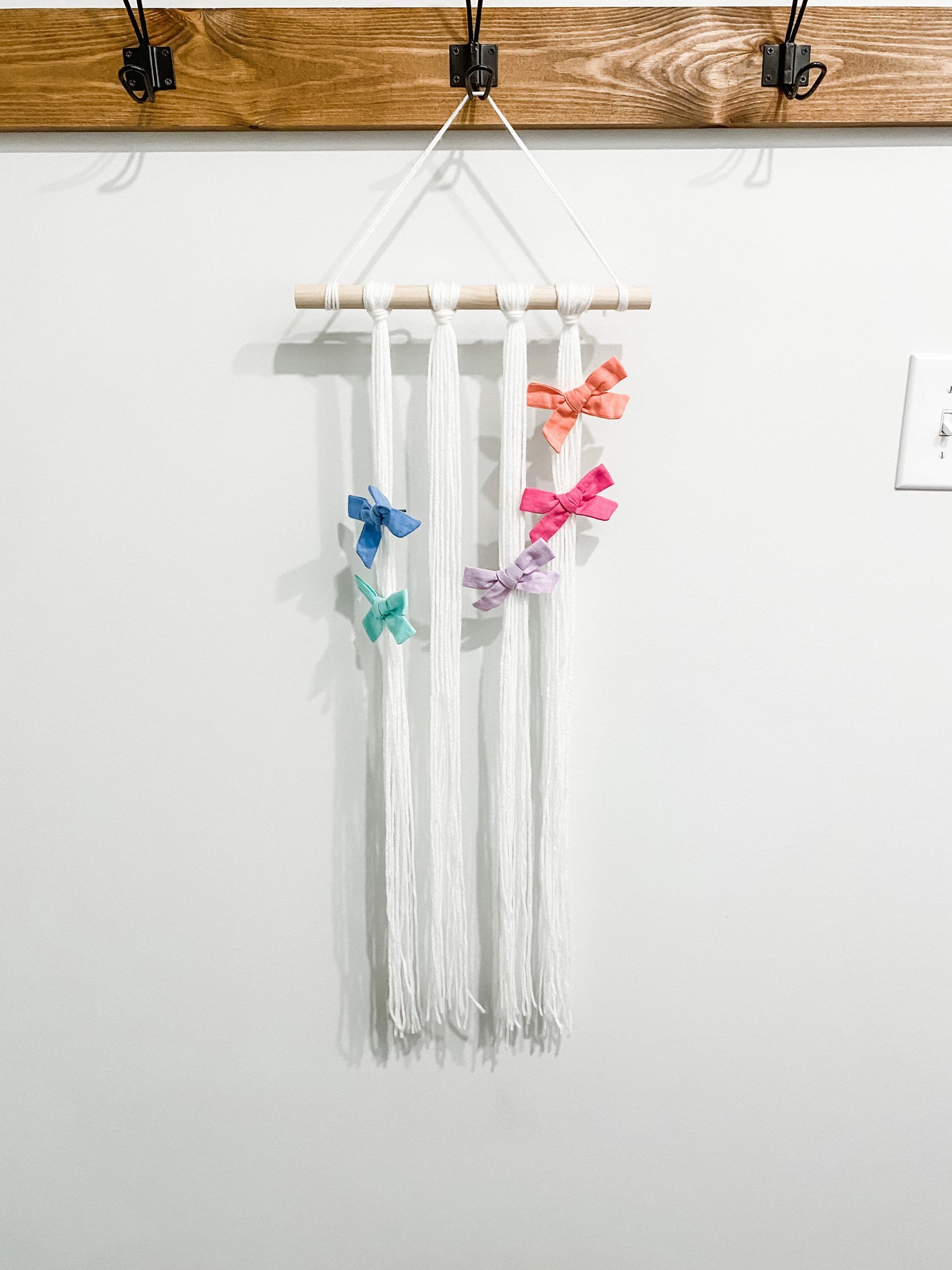 Bow Holder Wall Hanging Made to Order Etsy