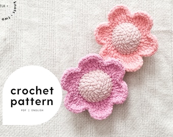 Mini Daisy Crochet Pattern | No Sew Rattle Crochet Pattern | Daisy Rattle Crochet Pattern | Kids Crochet Pattern | Home Crochet Pattern