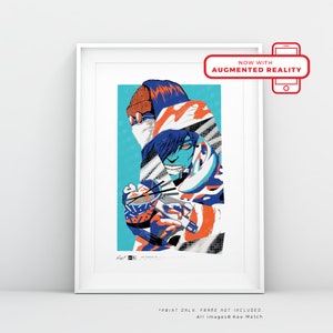 004 Joe Average Art Print - "OV3RLO4D Collection" - MATCH© Collectable Augmented Reality Animated Artwork. Amazing gamer gift idea!