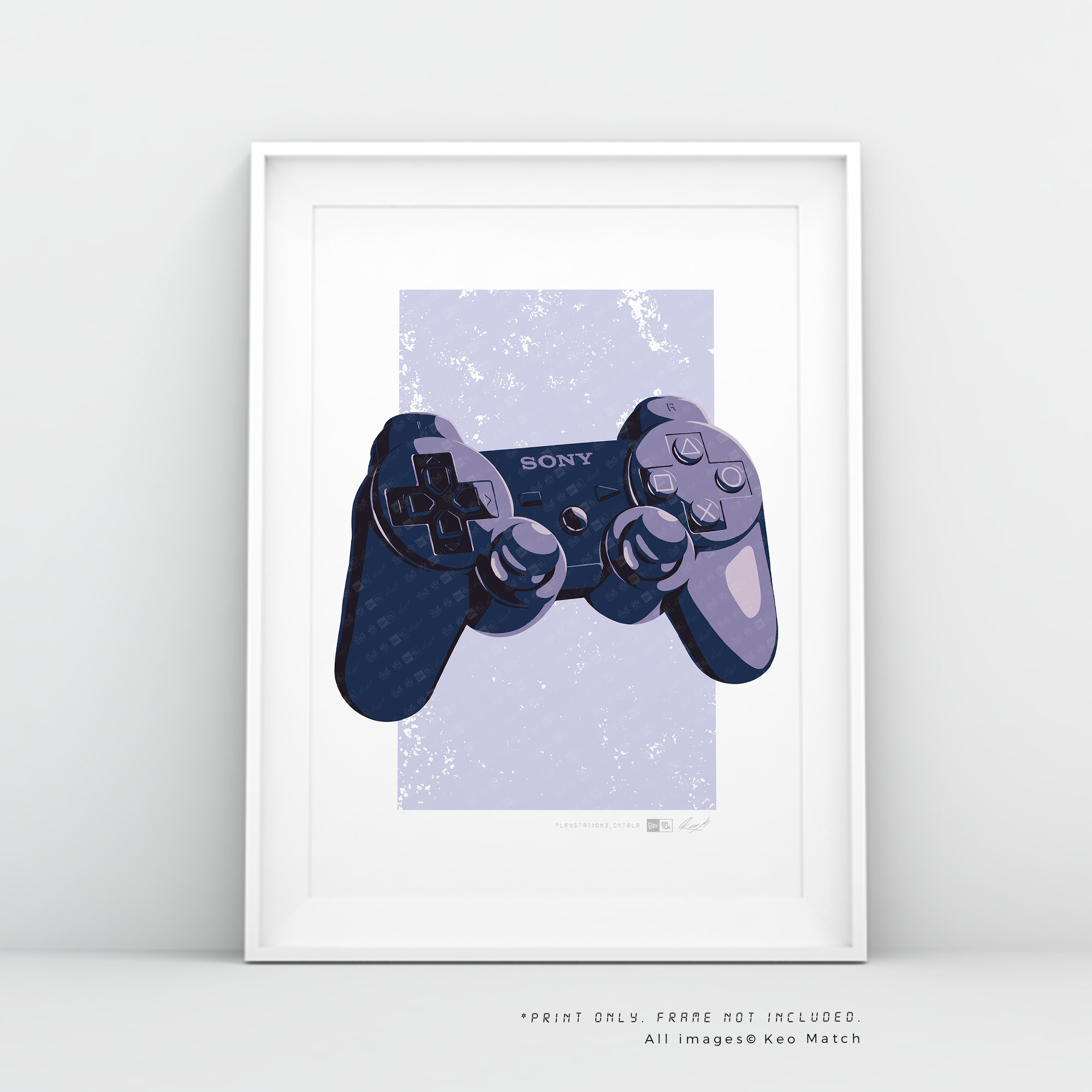 Playstation Controller Poster PS1 PS2 PS3 PS4 PS5 Gaming 